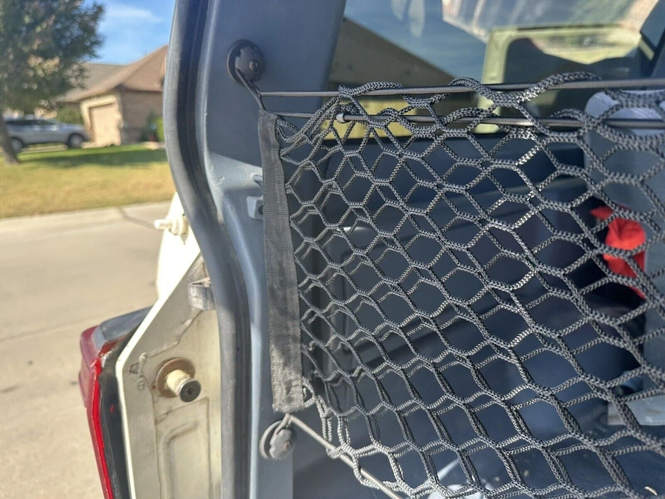 Red de carga de malla organizadora estilo sobre maletero trasero para Ford Bronco 1980-1996 Foto 2 de 4