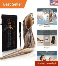Handcrafted Shofar from Israel - Spiritual Wind Instrument for Ceremonies