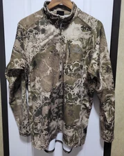 Realtree WAV3X Hillside Men's Hunting 1/4 Zip Mock Neck Pullover Sz L