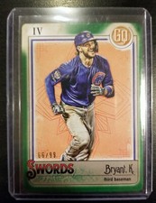 2021 Topps Gypsy Queen Kris Bryant - Tarot of the Diamond Green Parallel /99 SSP