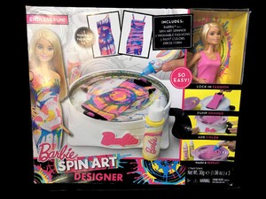 barbie spin art