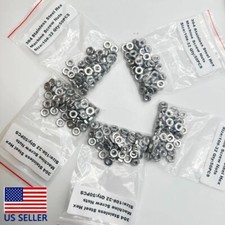 50PCS 10 -32 304 Stainless Steel Hex Machine Screw Nuts