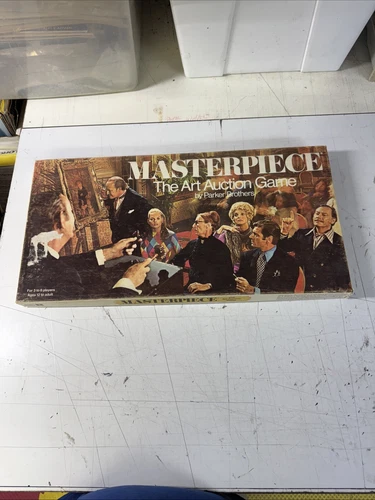 Vintage 1970 MASTERPIECE Art Auction Board Game Parker Brothers VG Looks 100%???
