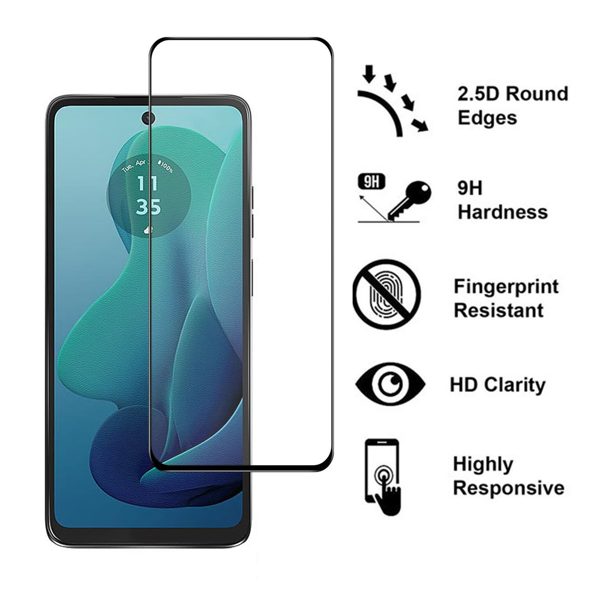 HAOFUGUI Custodia Per Motorola Moto G Stylus 5G 2024, Supporto