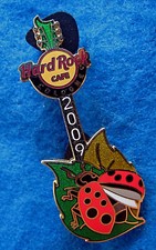 COLOGNE RED LADYBIRD BUG BEETLE INSECT LEAF GUITAR 2009 Hard Rock Cafe PIN LE