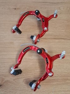 Étrier De Frein Avant Weinmann BMX - Rouge - NOS Vintage - Pièce Vélo Rétro