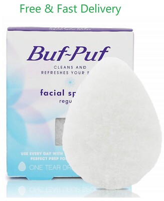 Buff Puff Regular Gentle Body Facial Sponge Deep-Down Dirt Removal Dermatologist