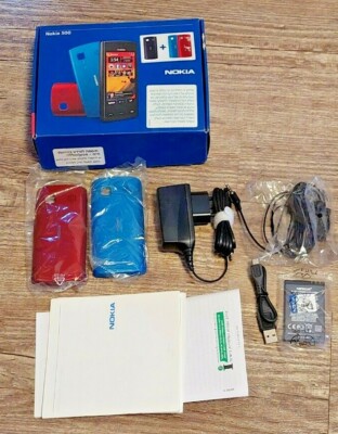 For Nokia 500 FULL SET Original Box New Symbian Smartphone 2.3 G  Back Vintage