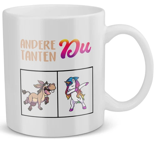 Beste Tante Geschenk Geburtstag Tasse Spruch Weihnachten Kaffeetasse Frauen