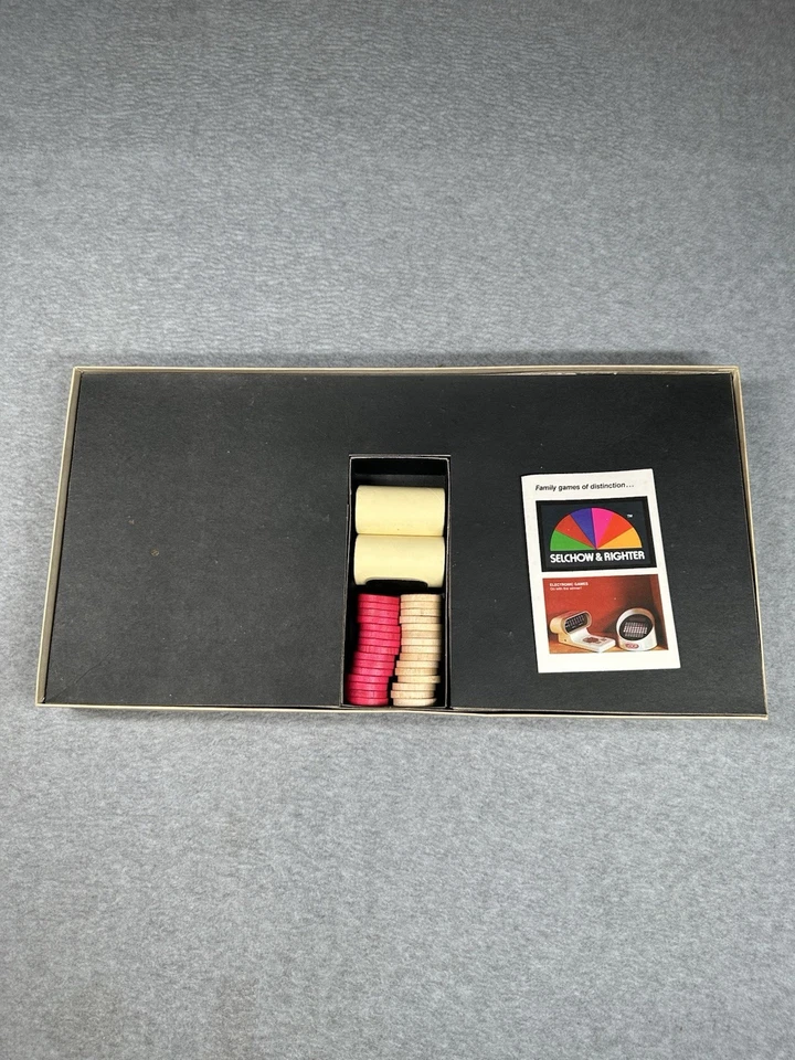 Vintage 1975 Selchow & Righter Backgammon Game #85 Complete Set - Image 3 of 4