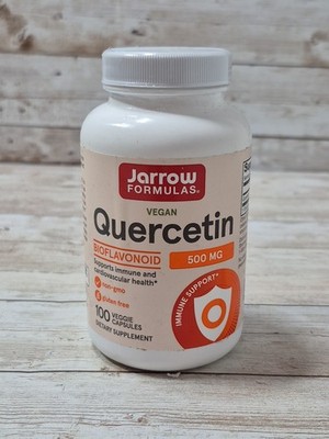 Jarrow Formulas Quercetin 500mg Vegan Dietary Supplement - 100 Caps Exp 01/27
