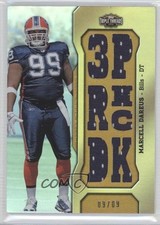 2011 Topps Triple Threads Relics Gold 9/9 Marcell Dareus #TTR-44 0b2