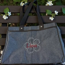 Thirty One Suite Success Tote Fourre-suit Success 883B DENIM Navy Tweed -LISA-