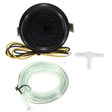 Universal 2 52mm Turbo Boost Gauge 0-35 Psi Pressure Meter Illuminated Red