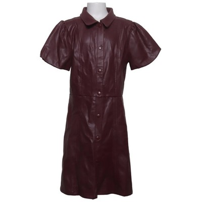 Smart with Style, Lederkleid, Größe: 164, Rot, Einfarbig, Mädchen #uLC