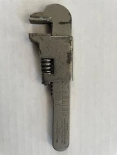 Vintage Sterling Adjustable Wrench No. 1 Frank Mossberg Co. USA 5” Ling