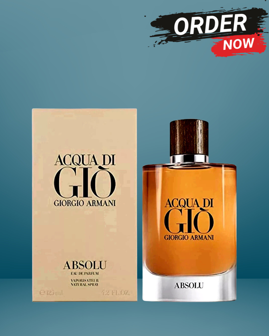 Sealed Acqua Di Gio Absolu by Giorgio Armani 4.2 oz / 125ml  new