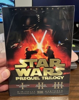   STAR WARS PREQUEL TRILOGY DVD 6 - DISC BOX SET BRAND NEW FACTORY SEALED USA 1