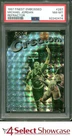 1997 FINEST EMBOSSED REFRACTOR #287 MICHAEL JORDAN HOF #/263 PSA 8