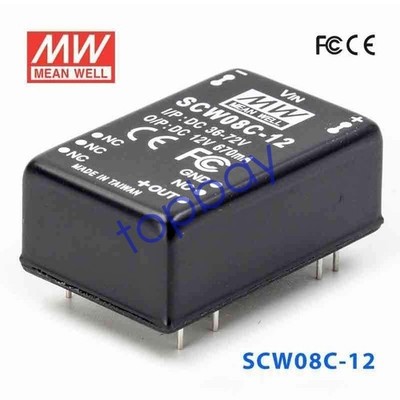   SCW08C-12 DC-DC Converter - 8W 36~72V DC in 12V out *uq
