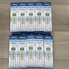 LOT of 10 Dr Brown's Anti Colic Baby Bottle to Sippy Cup Transition Kit 8oz NEW