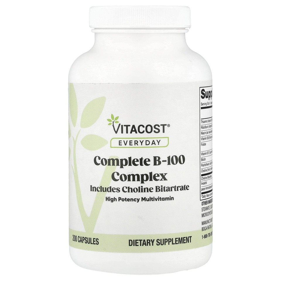 Everyday, Complete B-100 Complex, 200 Capsules