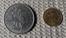 New hebrides coins lot rare 1 franc 1982 - 20 francs 1970