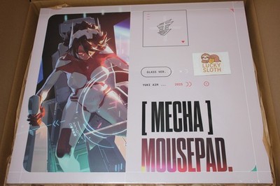 Yuki Aim Mecha Collection Glas Mousepad Größe: 490 x 420 x 2,8 mm Neu
