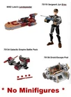 LEGO Star Wars 4-Pk: 8092,75119,75134,75136 w/Instrx - No Boxes *NO MINIFIGURES*