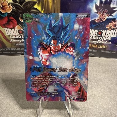   Full Power Son Goku P-044 PR | Leader Foil Dragon Ball Super Card Game PROMO