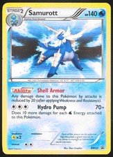 Samurott BW22 BW Black Star Promos Rare Pokemon TCG Card