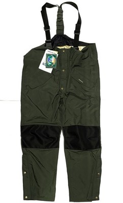 Vintage Hodgman Waterproof Finlandia Field Bib Pants Horcotex 2000 Mens L NWT