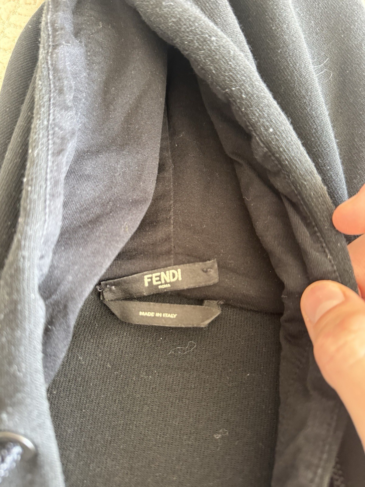 Fendi Authentic Hope Yes Think Zip Patch Hoodie S… - image 4