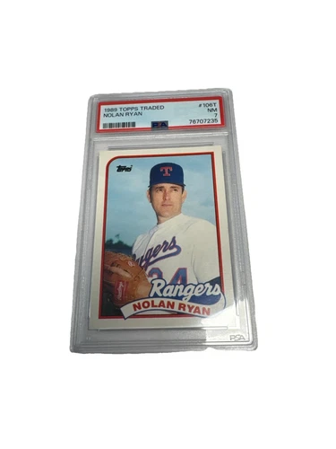 1989 Topps Traded PSA 7 - #106T Nolan Ryan