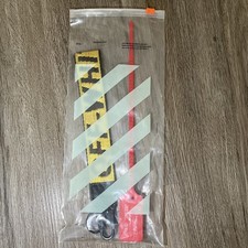 2013 Virgil Abloh Off White Industrial Keychain Black  Yellow