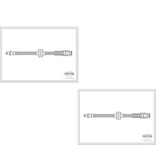 2x CORTECO Bremsschlauch vorne beidseitig für Opel Corsa D S07 Fiat Grande Punto
