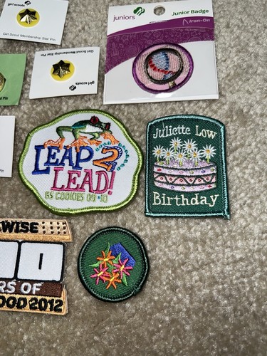 Lot Of 32 Girl Scout Patches & Pins - Picture 6 of 12