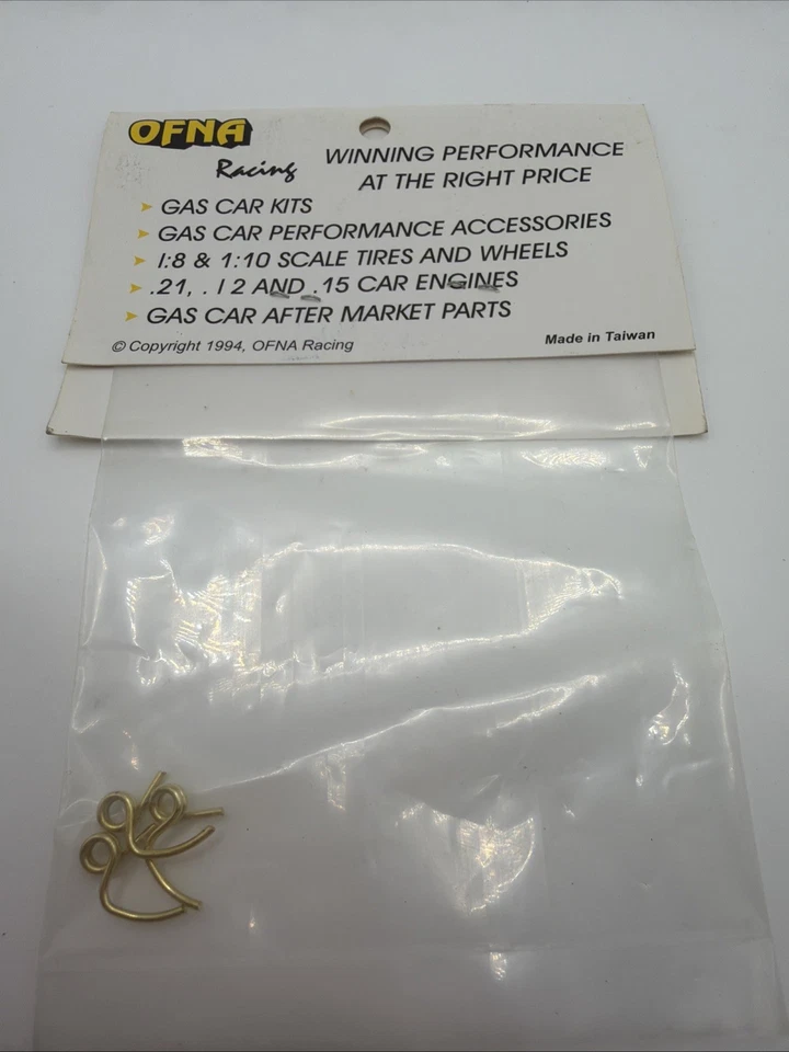 OFNA RACING PART #10101 MUELLE EMBRAGUE ORO 1,1 M 3 PIEZAS B79 Foto 2 de 2