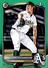 2025 Bowman Draft #BD-171 Grant Richardson Green Border #/99