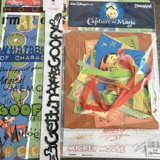 Disney Scrapbook Lot Paper Stickers Goofy Mickey Minnie Pooh Tigger Queen  Co
