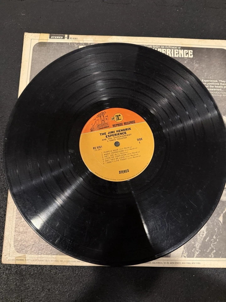 Jimi Hendrix Are You Experienced виниловая пластинка 1967 репризы пластинки - Изображение 4 из 4