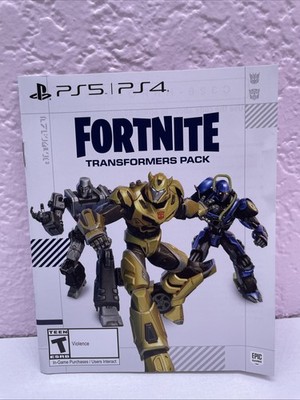 Fortnite Transformers Pack 1,000 V-Bucks & Cosmetics PS4/5 NTSC USA ...