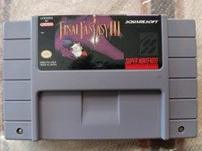 Final Fantasy III VI FF3 Super Nintendo SNES Authentic Cartridge 1994 Edition