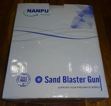 NANPU Pneumatic Sand Blaster Gun New In Box  Model NP-ASBX1...NEW