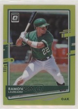 2020 Panini Donruss Optic Retail Lime Green Prizm Ramon Laureano #174 v1i
