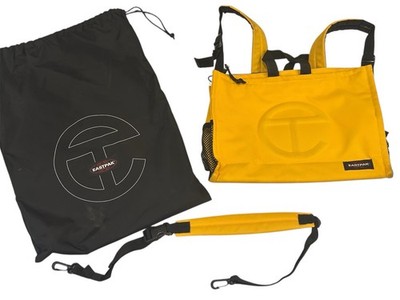 Eastpak x Telfar Yellow Messenger Bag Adjustable Strap Inner Pockets Lightweight