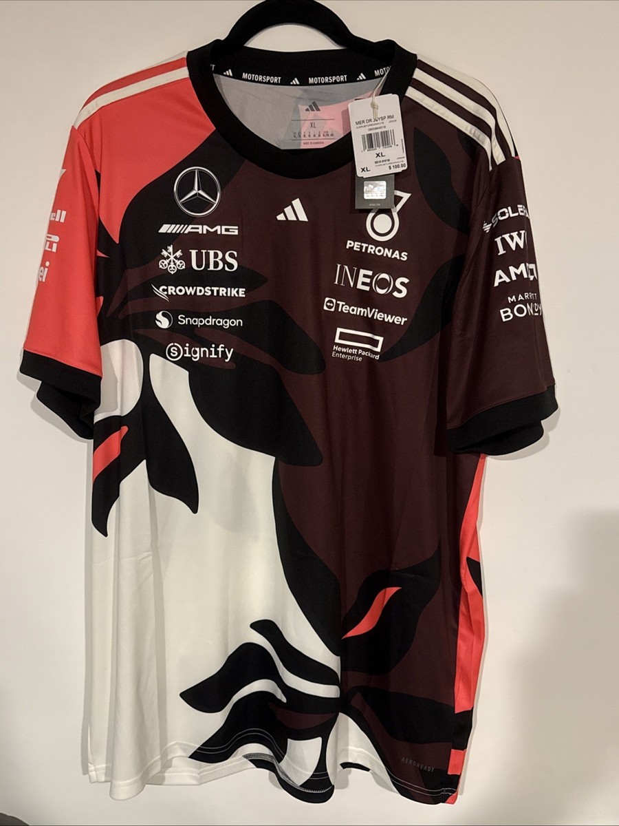 Adidas Mercedes-AMG Petronas F1 Team driver replica jersey Men's