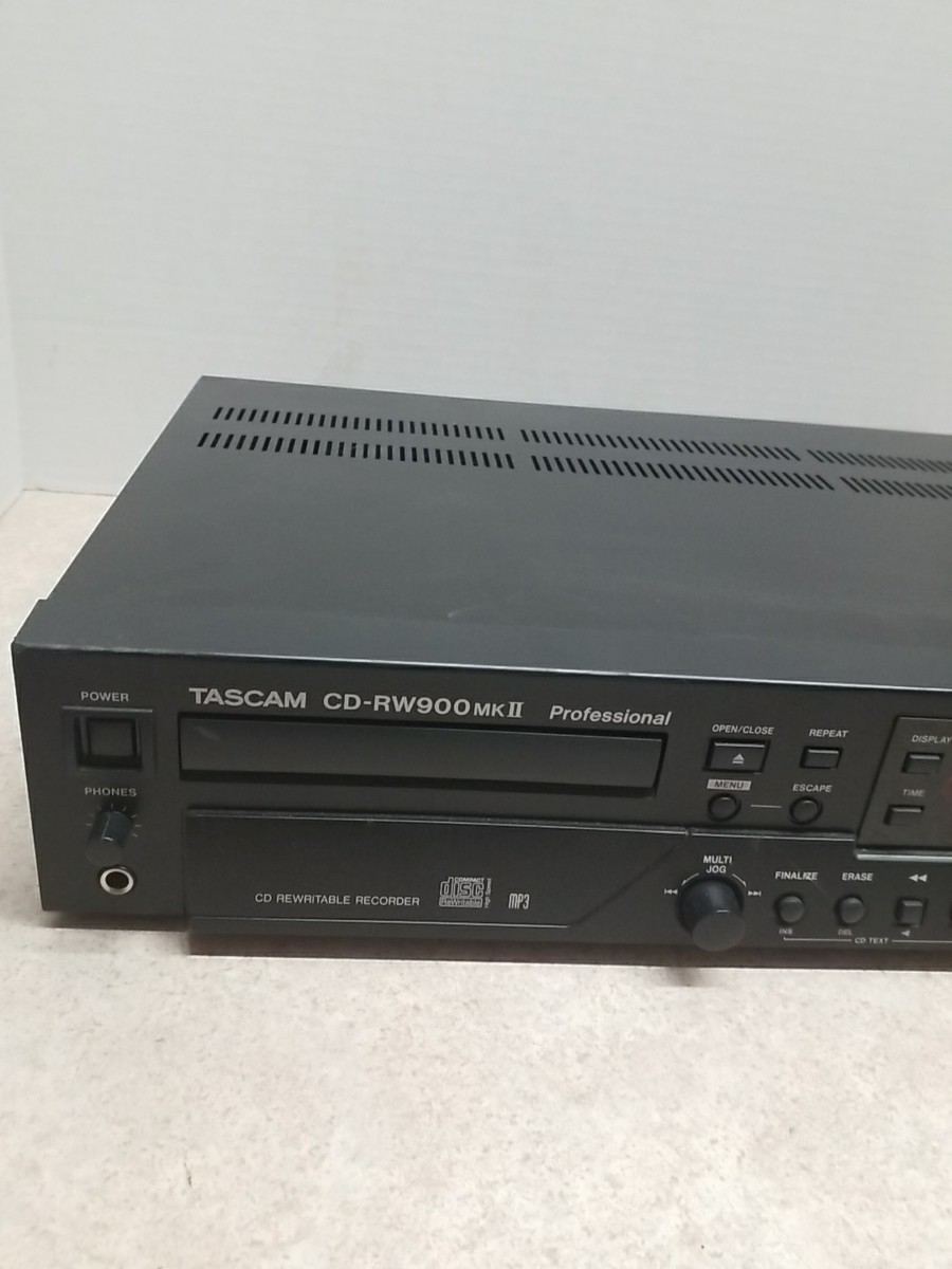 TASCAM CD-RW900MKII Professional CD Recorder Player w/ Cord No