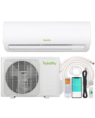 Wifi Enabled 12,000 BTU Mini Split Air Conditioner & Heater, 19 SEER2 115V Split