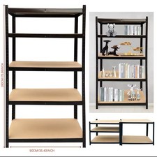 Heavy Duty 5 Tier Galvanised Adjustable Shelf Racking Storage Rack 